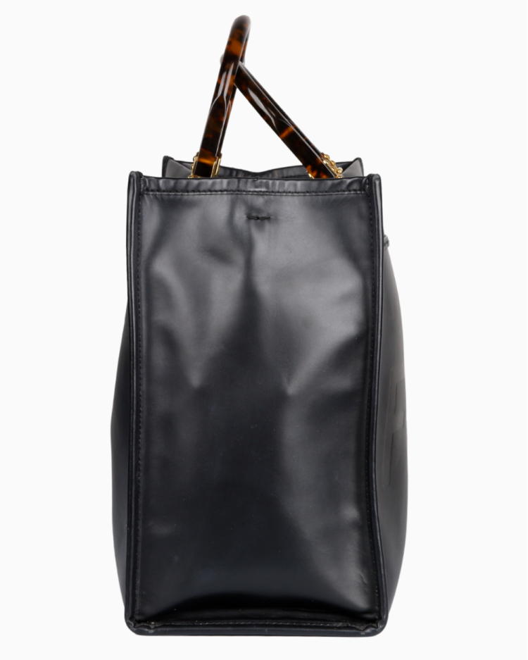 FENDIバッグ Bolsa Fendi Sunshine Média Preta
