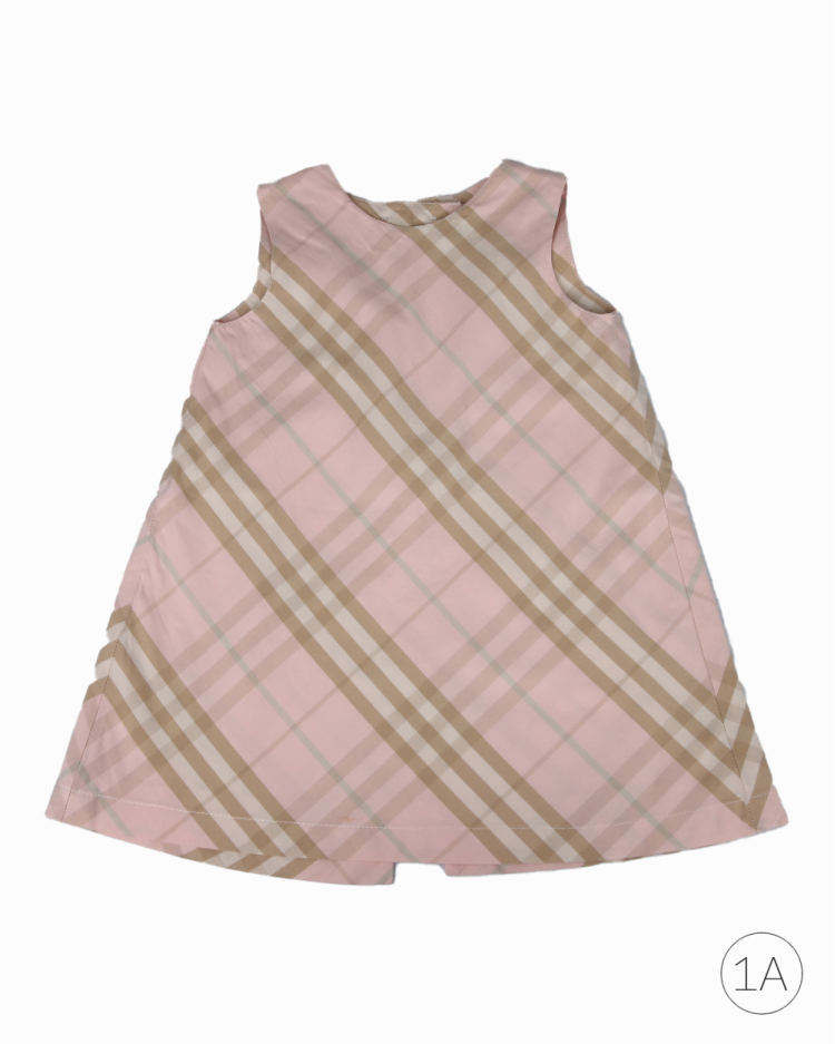 Conjunto Burberry Xadrez Rosa