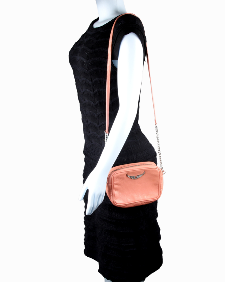 Bolsa Zadig & Voltaire Boxy Wings Rosa