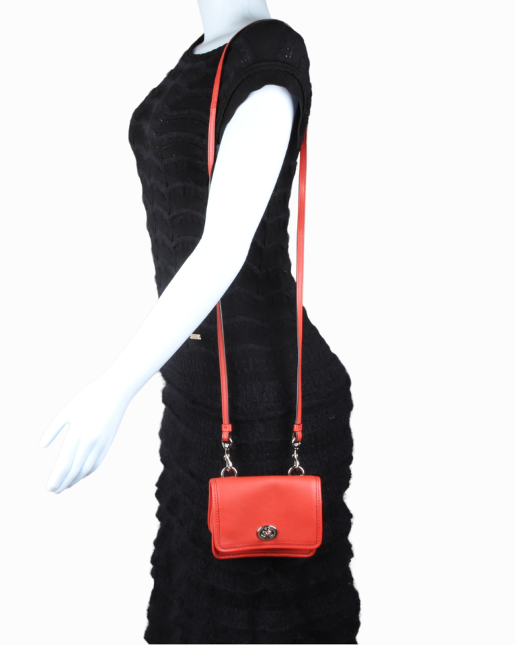 Bolsa Coach Mini Legacy Vermelha