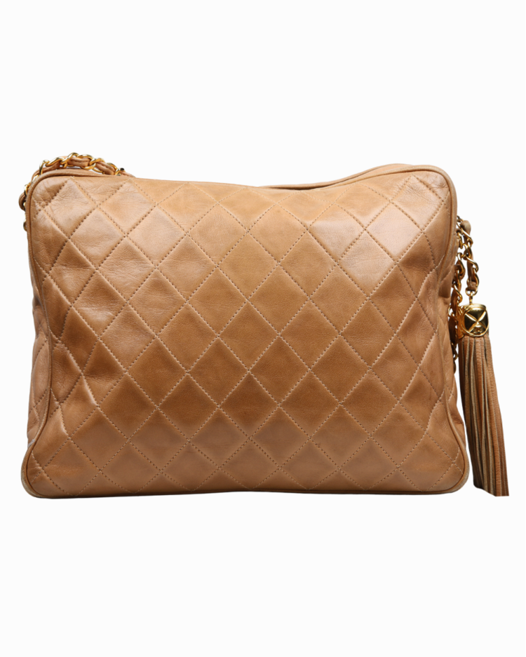 Bolsa Chanel Camera Bag Vintage Caramelo