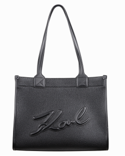 Bolsa Tote Karl Lagerfeld K/Skuare Grainy Preta