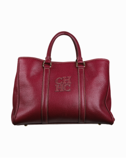 Bolsa Tote Carolina Herrera Matteo Vinho