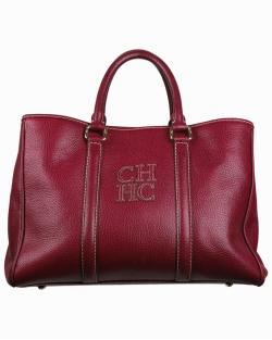 Bolsa Tote Carolina Herrera Matteo Vinho