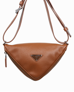 Bolsa Prada Triangle Caramelo
