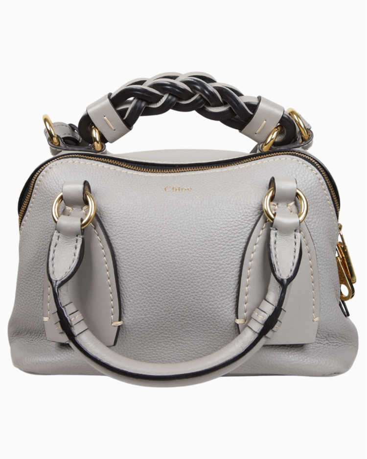 Bolsa Chloé Small Daria Cinza