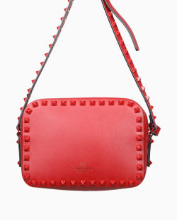 Bolsa Valentino Garavani Rockstud Vermelha 