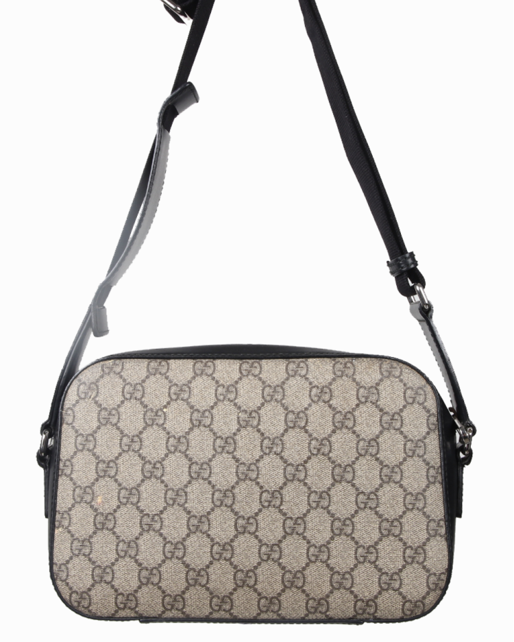 786132/GUCCI GGスプリームキャンバス 007・115・6087 Bolsa Gucci Camera Shoulder Supreme Bag GG Canvas
