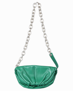 Bolsa Bottega Venetta The Belt Chain Pouch Verde