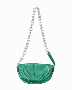 Bolsa Bottega Venetta The Belt Chain Pouch Verde