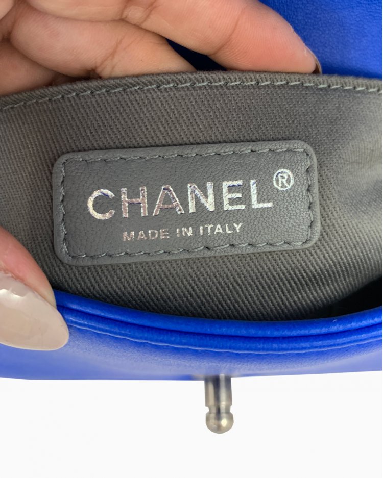 velvet chanel boy bolsa