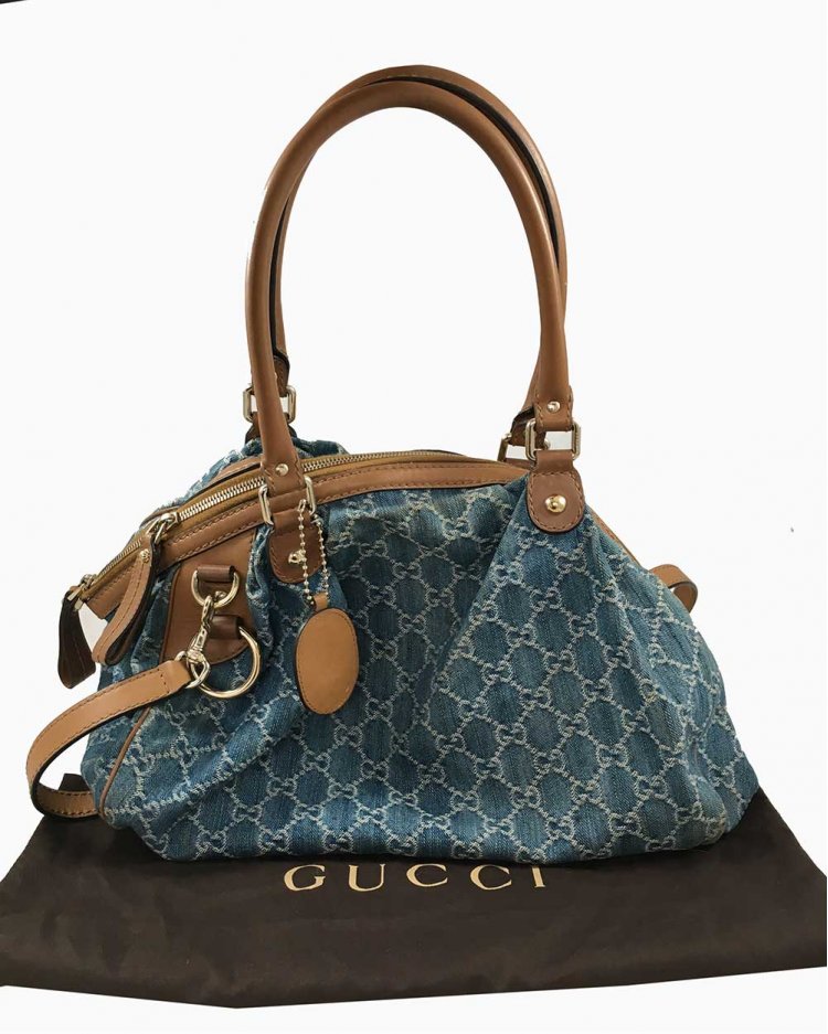 gucci denim bolsa