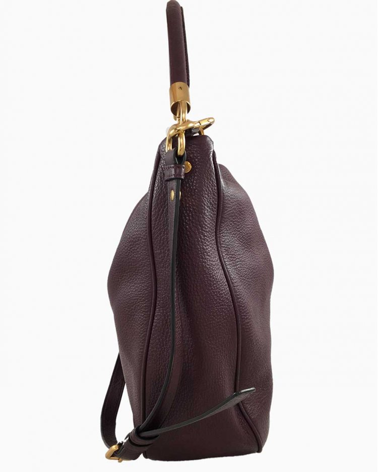 marc jacobs red leather bolsa