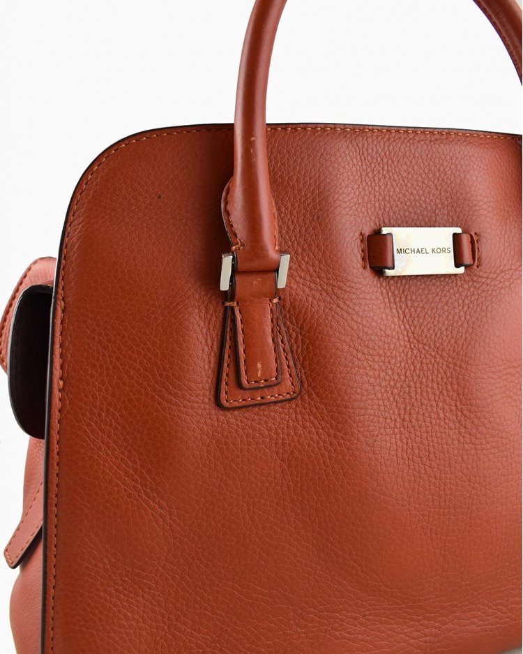 cognac michael kors bolsa