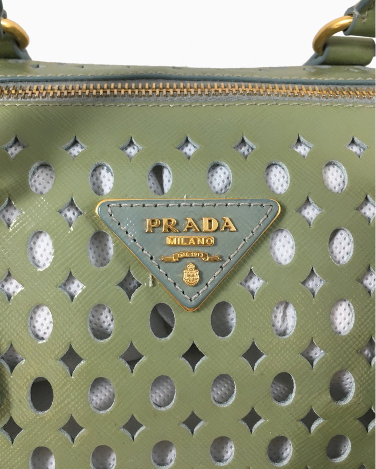prada mint bolsa
