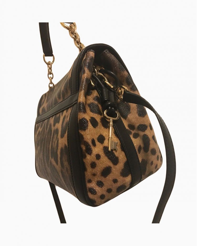 Compre Bolsa Tote sicily Com Animal Print Dolce \u0026 Gabbana Online
