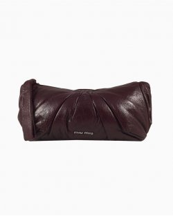 Clutch Miu Miu Vinho