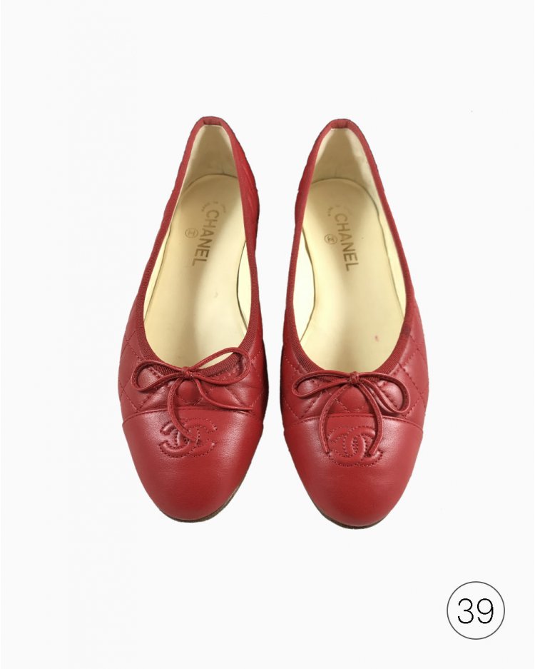 Sapatilha Chanel Vermelha