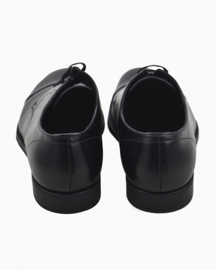 Sapato Prada Original Preto Masculino Couro Autêntico
