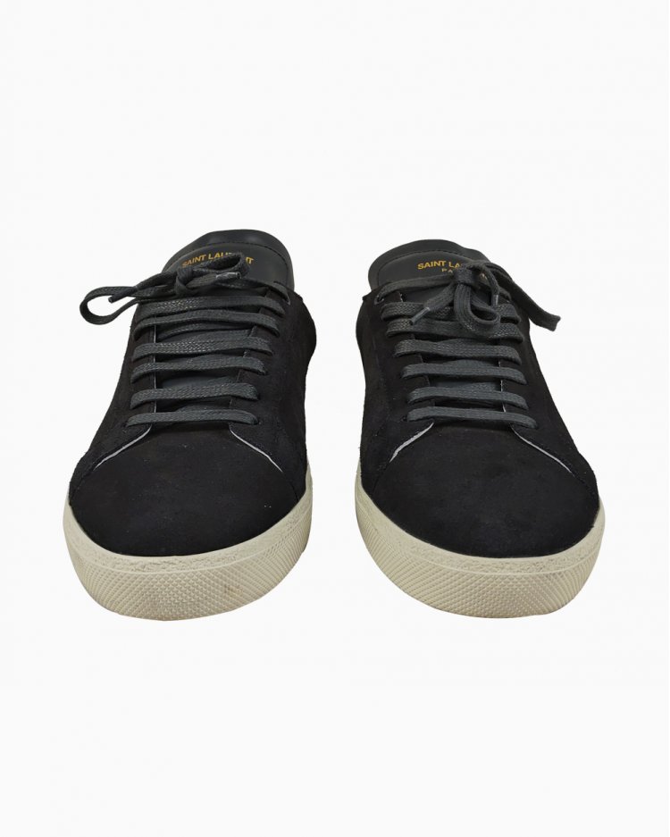サ*ー様 SAINT LAURENT graffiti sneaker Tênis Saint Laurent Original Camurça Grafiti Masculino